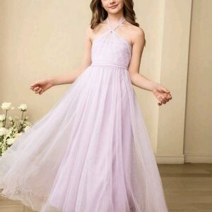 SHEIN Lilac Halter Kids Dress